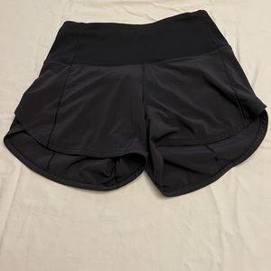 Lululemon high rise 4 in inseam speed ups